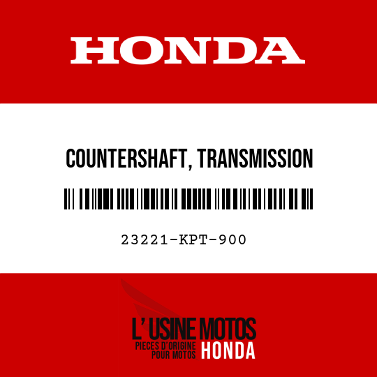image de 23221-KPT-900 COUNTERSHAFT, TRANSMISSION