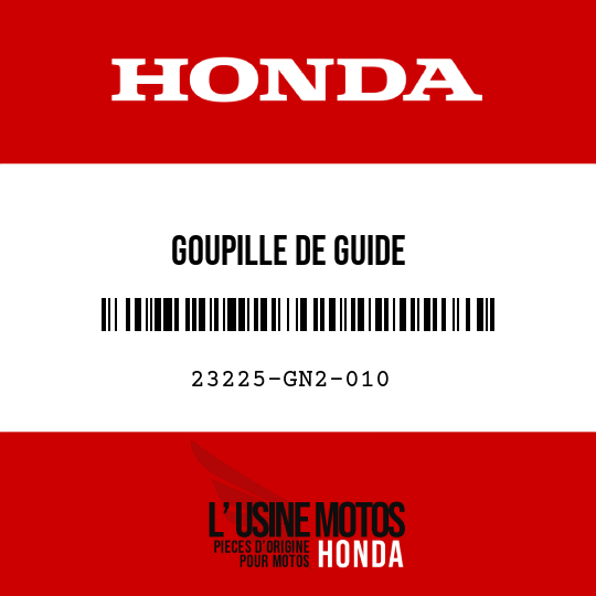 image de 23225-GN2-010 GOUPILLE DE GUIDE