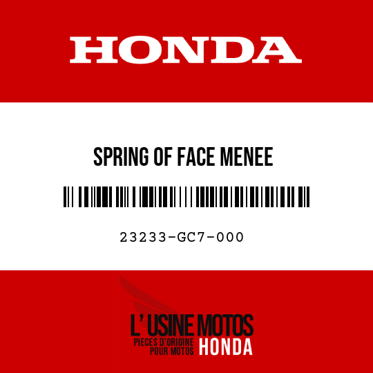 image de 23233-GC7-000 SPRING OF FACE MENEE