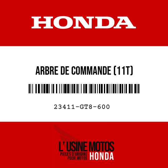 image de 23411-GT8-600 ARBRE DE COMMANDE (11T)