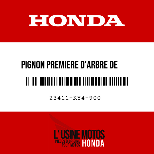 image de 23411-KY4-900 PIGNON PREMIERE D'ARBRE DE    RENVOI (34T)