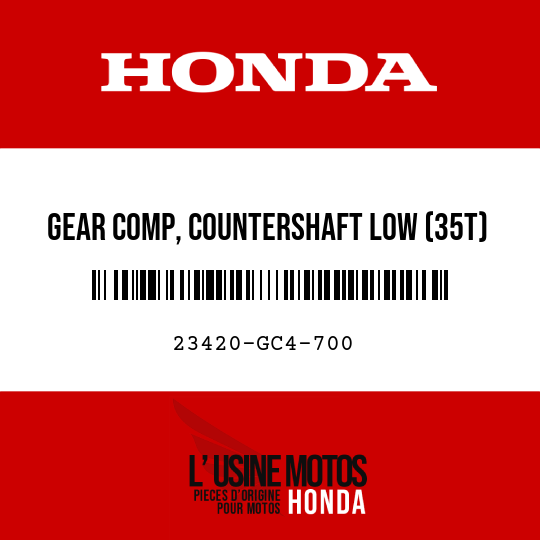image de 23420-GC4-700 GEAR COMP, COUNTERSHAFT LOW (35T)