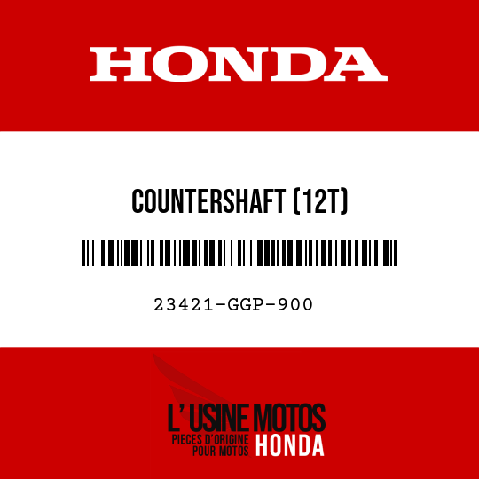 image de 23421-GGP-900 COUNTERSHAFT (12T)