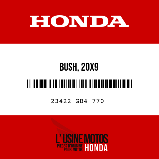 image de 23422-GB4-770 BUSH, 20X9