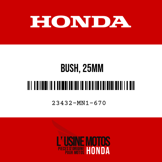 image de 23432-MN1-670 BUSH, 25MM
