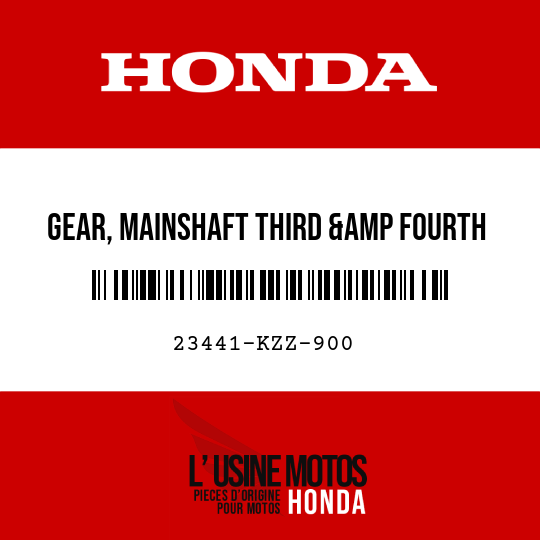 image de 23441-KZZ-900 GEAR, MAINSHAFT THIRD &amp FOURTH (21T/23T)