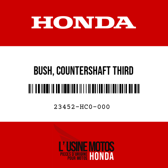 image de 23452-HC0-000 BUSH, COUNTERSHAFT THIRD