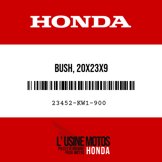 image de 23452-KW1-900 BUSH, 20X23X9