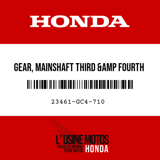 image de 23461-GC4-710 GEAR, MAINSHAFT THIRD &amp FOURTH (20T/23T)