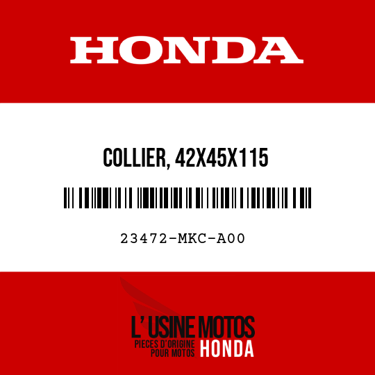 image de 23472-MKC-A00 COLLIER, 42X45X115