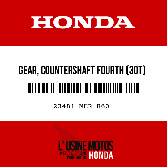 image de 23481-MER-R60 GEAR, COUNTERSHAFT FOURTH (30T)