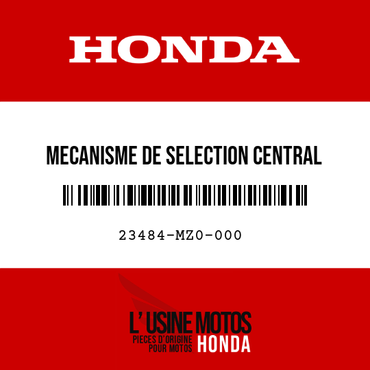 image de 23484-MZ0-000 MECANISME DE SELECTION CENTRAL