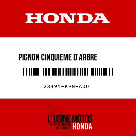 image de 23491-KPN-A00 PIGNON CINQUIEME D'ARBRE      PRINCIPAL (32T)