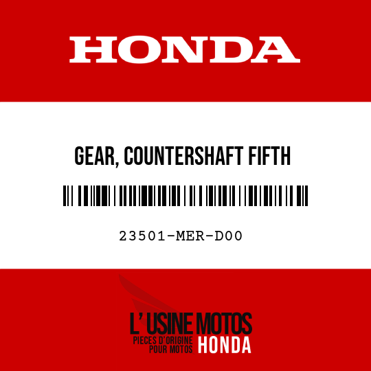image de 23501-MER-D00 GEAR, COUNTERSHAFT FIFTH