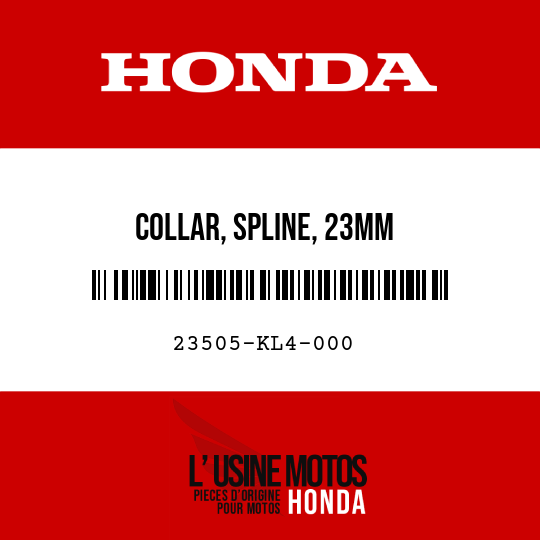image de 23505-KL4-000 COLLAR, SPLINE, 23MM