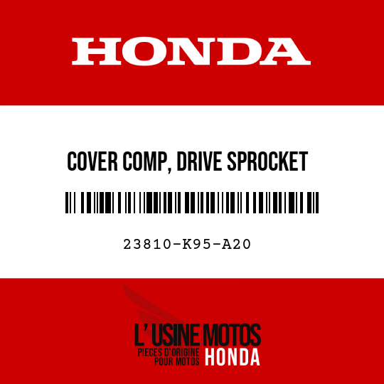 image de 23810-K95-A20 COVER COMP, DRIVE SPROCKET