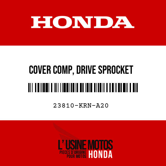 image de 23810-KRN-A20 COVER COMP, DRIVE SPROCKET
