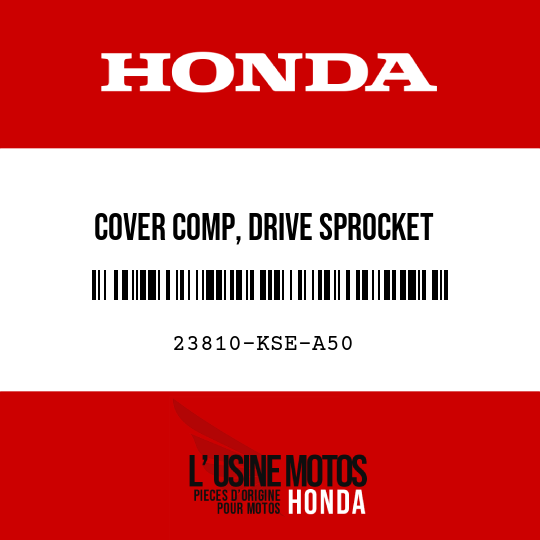 image de 23810-KSE-A50 COVER COMP, DRIVE SPROCKET