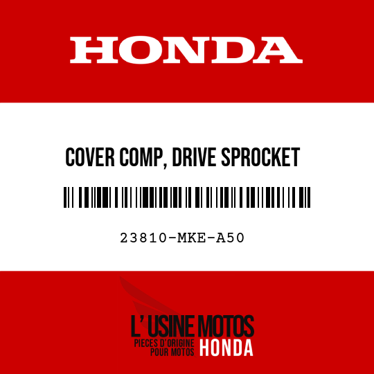 image de 23810-MKE-A50 COVER COMP, DRIVE SPROCKET