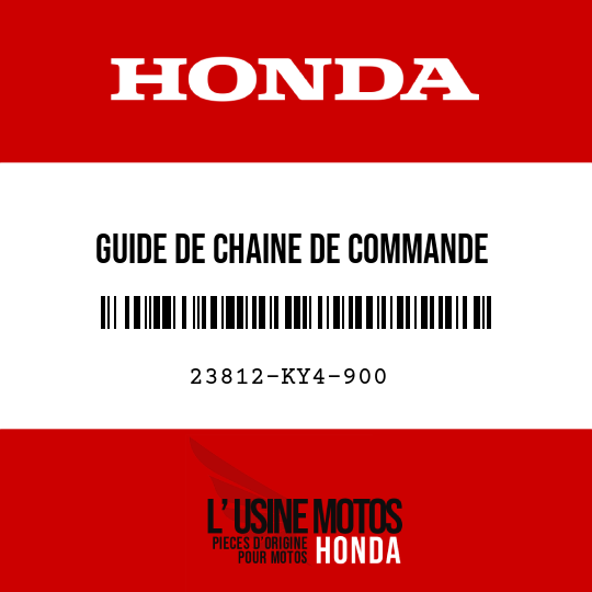 image de 23812-KY4-900 GUIDE DE CHAINE DE COMMANDE