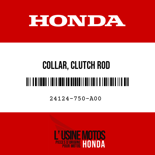 image de 24124-750-A00 COLLAR, CLUTCH ROD