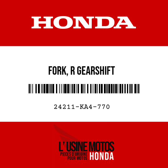image de 24211-KA4-770 FORK, R GEARSHIFT