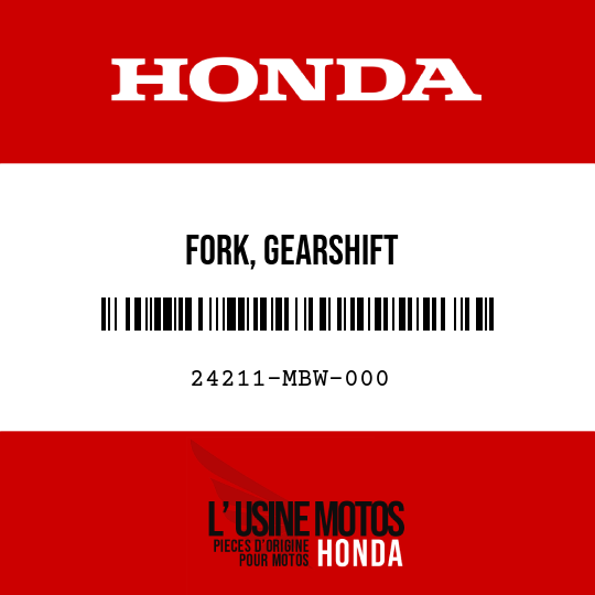 image de 24211-MBW-000 FORK, GEARSHIFT