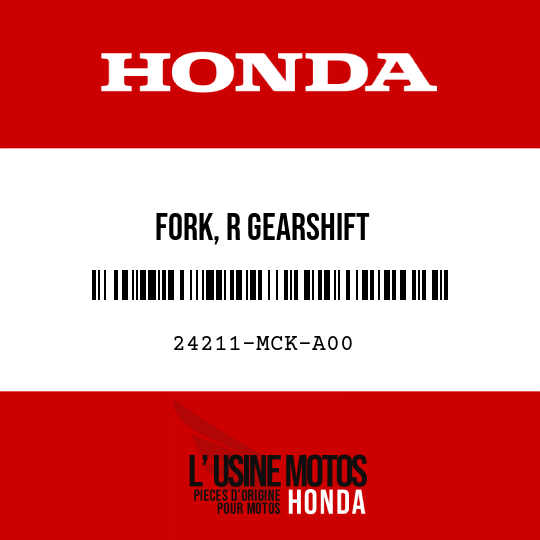 image de 24211-MCK-A00 FORK, R GEARSHIFT