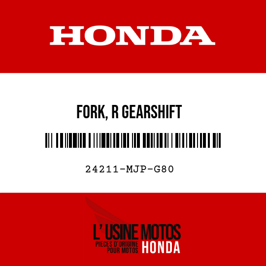 image de 24211-MJP-G80 FORK, R GEARSHIFT