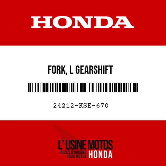 image de 24212-KSE-670 FORK, L GEARSHIFT