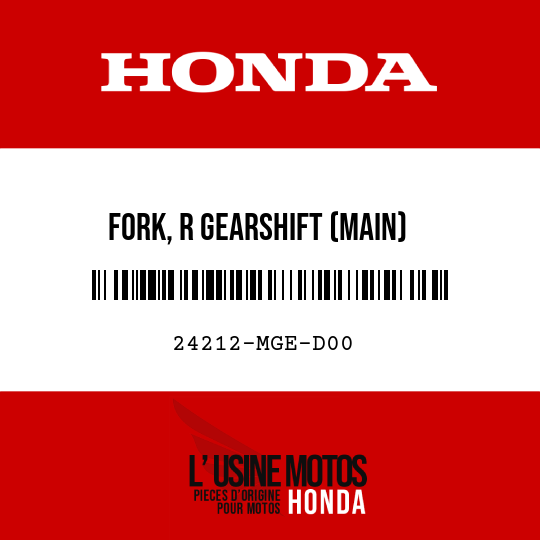 image de 24212-MGE-D00 FORK, R GEARSHIFT (MAIN)