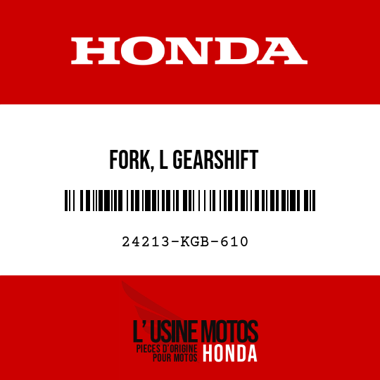 image de 24213-KGB-610 FORK, L GEARSHIFT