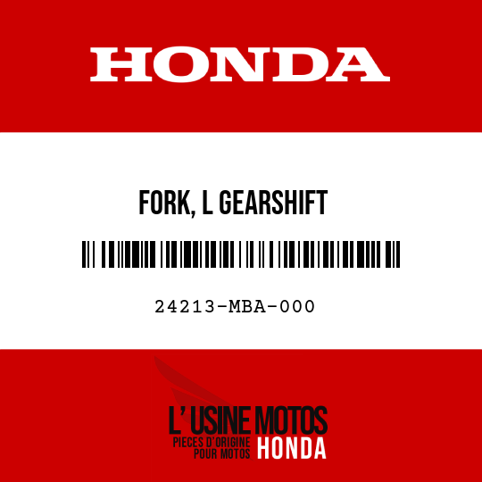 image de 24213-MBA-000 FORK, L GEARSHIFT