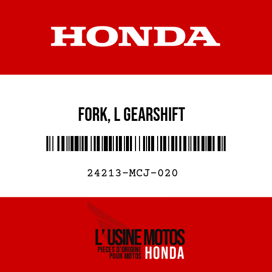 image de 24213-MCJ-020 FORK, L GEARSHIFT