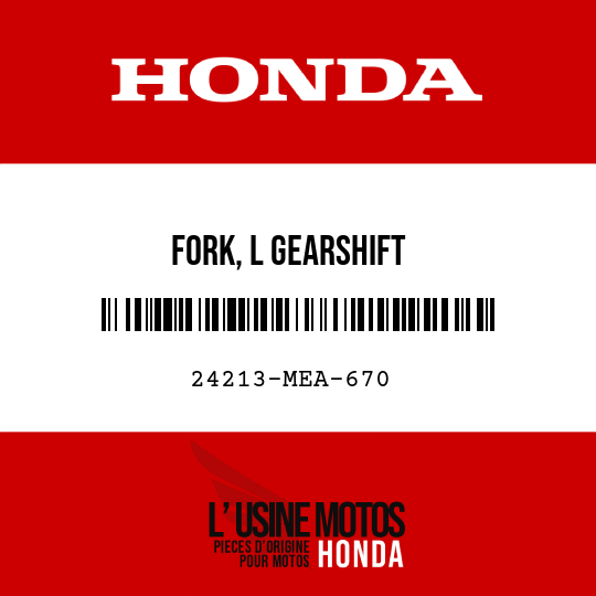 image de 24213-MEA-670 FORK, L GEARSHIFT