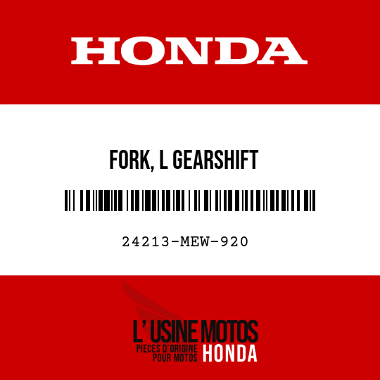 image de 24213-MEW-920 FORK, L GEARSHIFT