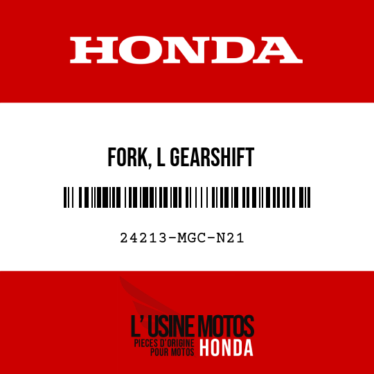 image de 24213-MGC-N21 FORK, L GEARSHIFT