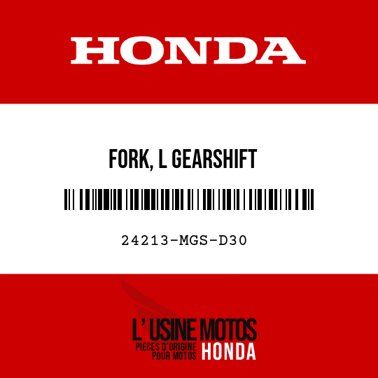 image de 24213-MGS-D30 FORK, L GEARSHIFT
