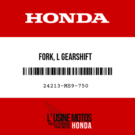 image de 24213-MS9-750 FORK, L GEARSHIFT