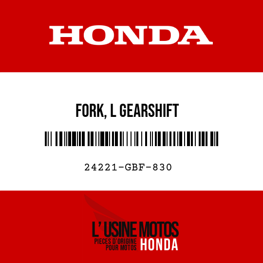 image de 24221-GBF-830 FORK, L GEARSHIFT
