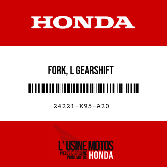image de 24221-K95-A20 FORK, L GEARSHIFT