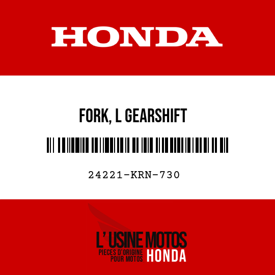 image de 24221-KRN-730 FORK, L GEARSHIFT