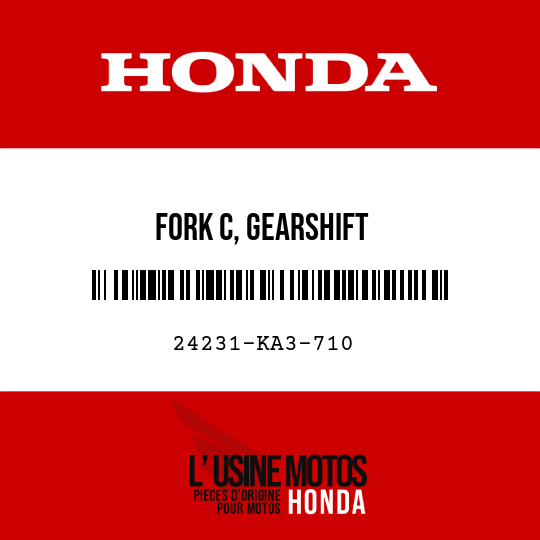 image de 24231-KA3-710 FORK C, GEARSHIFT