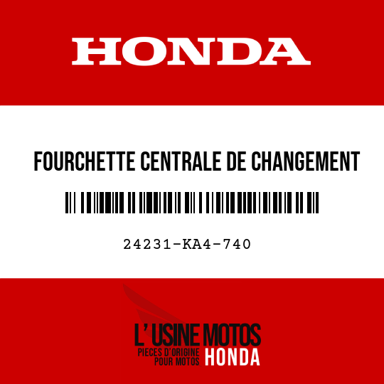 image de 24231-KA4-740 FOURCHETTE CENTRALE DE CHANGEMENT DE VITESSE