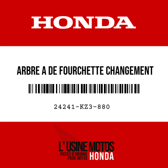 image de 24241-KZ3-880 ARBRE A DE FOURCHETTE CHANGEMENT