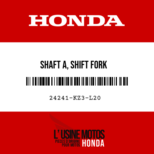 image de 24241-KZ3-L20 SHAFT A, SHIFT FORK