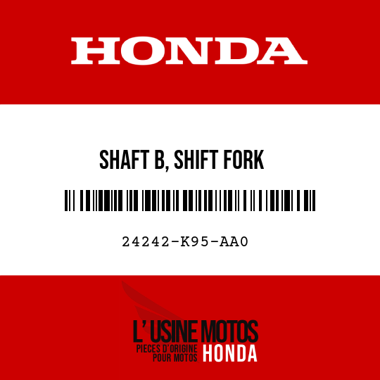 image de 24242-K95-AA0 SHAFT B, SHIFT FORK