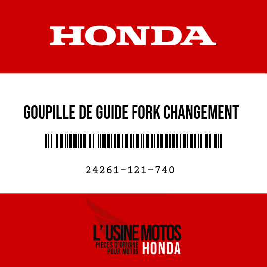 image de 24261-121-740 GOUPILLE DE GUIDE FORK CHANGEMENT DE VITESSE