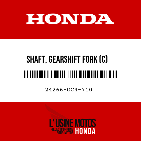image de 24266-GC4-710 SHAFT, GEARSHIFT FORK (C)