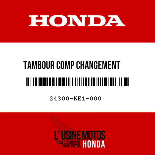 image de 24300-KE1-000 TAMBOUR COMP CHANGEMENT      VITESSE